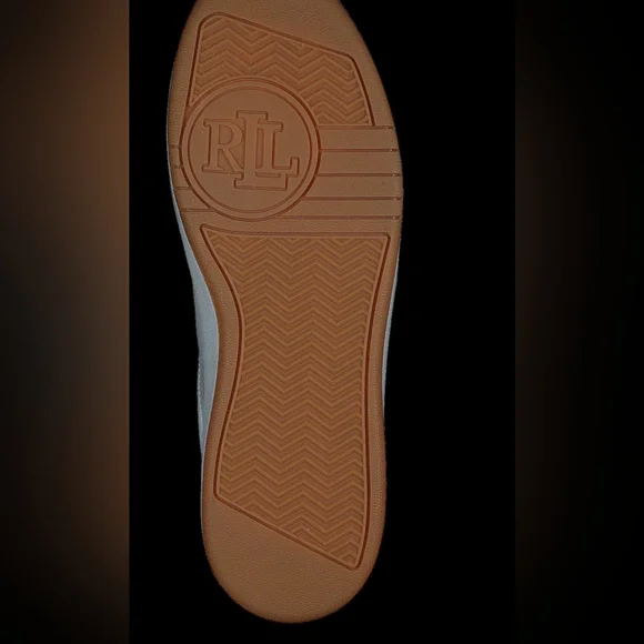 LAUREN RALPH HAILEY LEATHER & SUEDE SNEAKERS 8 - Picture 8 of 8